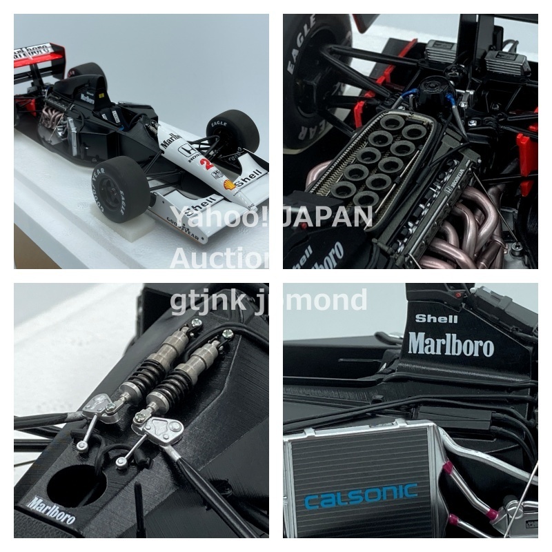  AUTOart 1:18 マクラーレン ホンダ MP4/6 #2 G.ベルガー Marlboro加工品 日本GP優勝 McLAREN HONDA Japanese GP 1991 オートアート_画像9