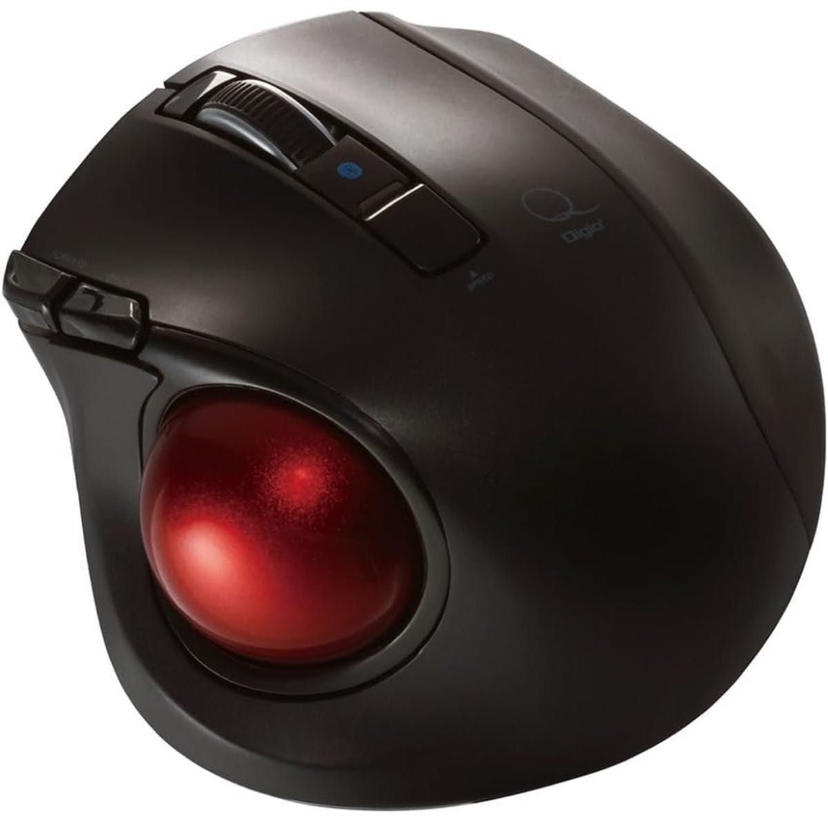 ナカバヤシ MUS-TBLF134BK(ブラック) 小型Bluetooth 静音5ボタントラックボール