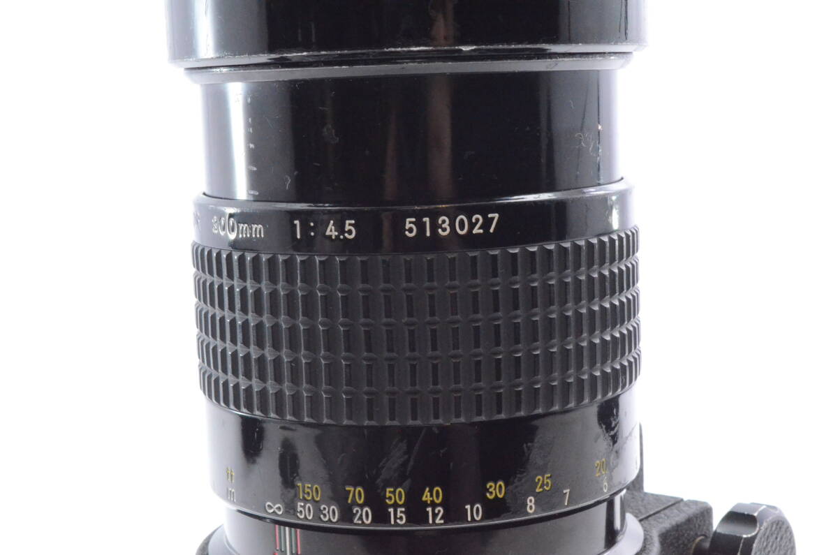【希少】Nikon NIKKOR 300mm 1:4.5 単焦点レンズ_画像6