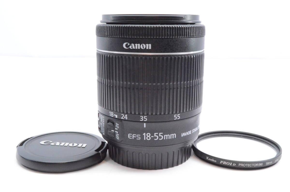 ★特上品★キヤノン CANON EF-S 18-55mm F3.5-5.6 IS STM ★完動品の画像5