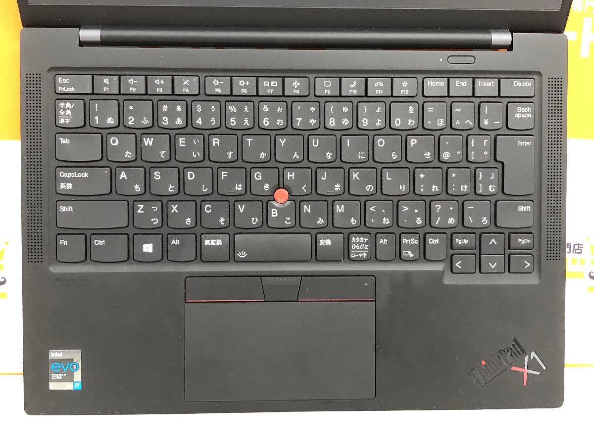 【ハード王】1円～/Lenovo ThinkPad X1 Carbon 20XWS0C600/Corei7-1165G7/16GB/ストレージ無/9312-D11_画像3