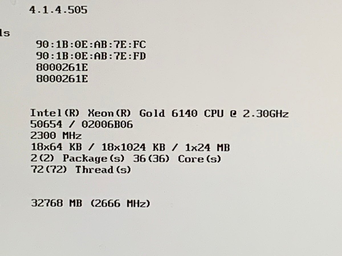 【ハード王】富士通 ラックマウントサーバー PRIMERGY RX2530 M4 /Xeon Gold 6140/32GB/ストレージ無/9705-Jの画像2