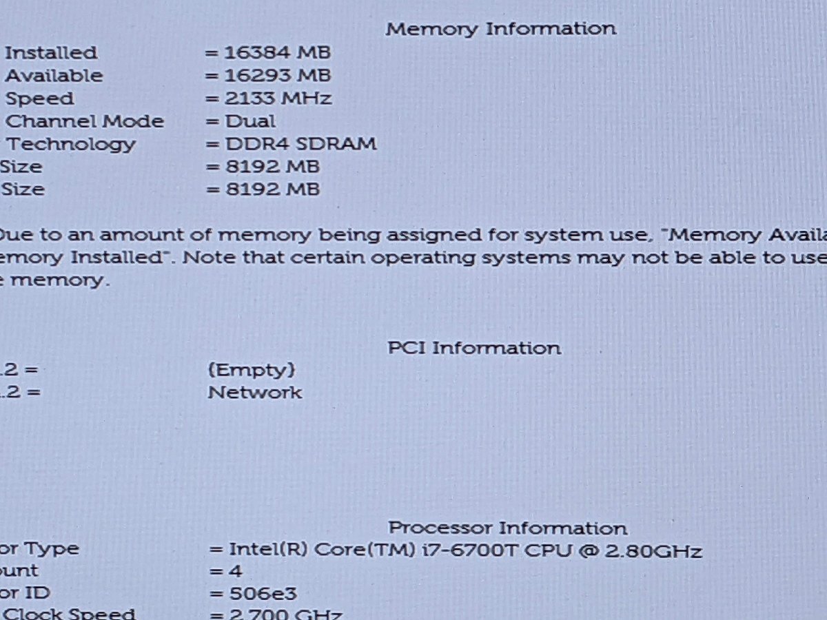 【ハード王】1円～/Dell Optiplex 7040/Corei7-6700T/16GB/SSD256GB/9703-R22_画像2