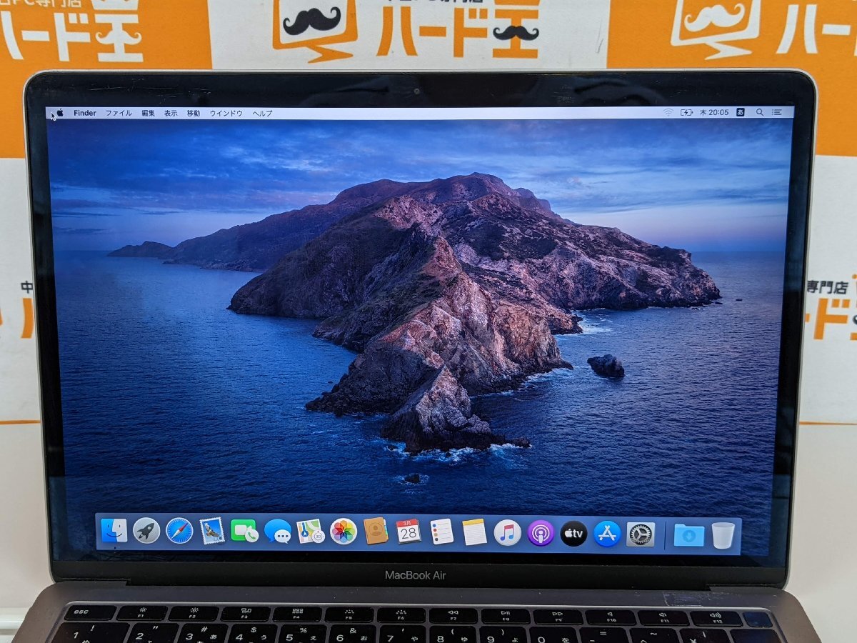 【ハード王】1円～/Apple MacBookAir A1932 EMC3184/Corei5-1.6Ghzデュアルコア/8GB/SSD128GB/9702-G11_画像2
