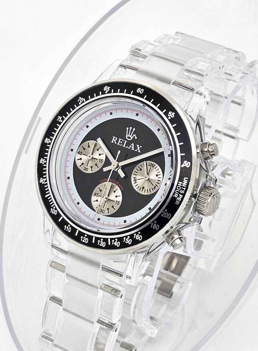 [ супер-скидка ] relax .. Logo D5 Vintage наручные часы мир . самый . популярный paul (pole) * Newman наручные часы чёрный циферблат Setagaya основа Tokoro George 