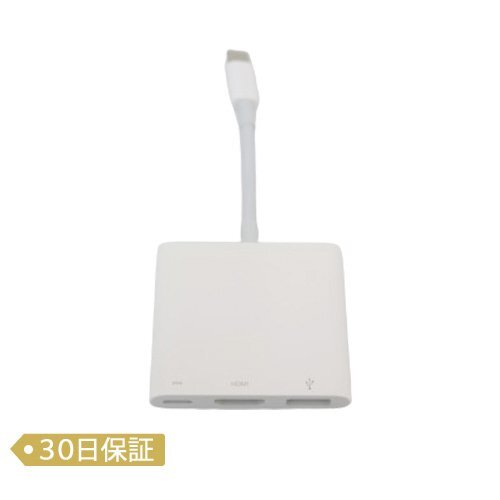 ☆1円スタート/Apple USB-C デジタルAV マルチポートアダプタ/MUF82ZA/A/中古【A】の画像1