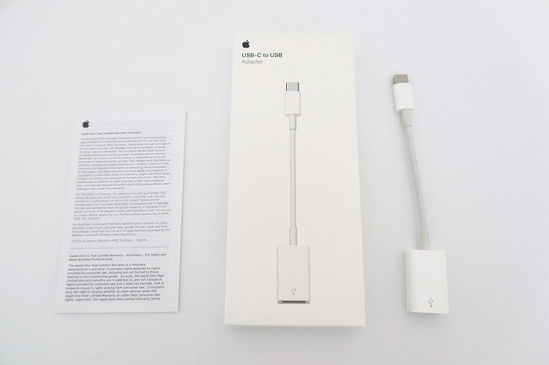 ☆1円スタート/Apple USB-C to USB Adapter/MJ1M2AM/A/中古【B】_画像6