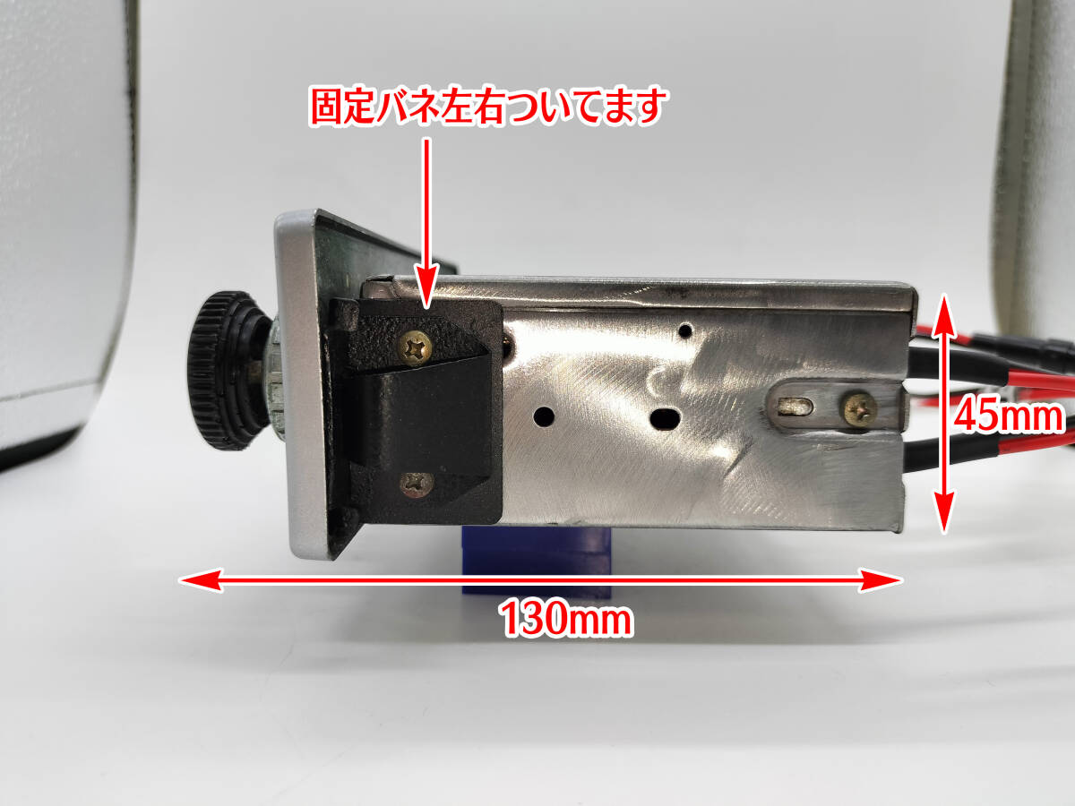 昭和 旧車 レトロ ナショナル AMラジオ CR-112AY Bluetooth5.0アンプ改造版 ステレオ20W+20W VW 空冷ワーゲン 空冷ビートル P106の画像3