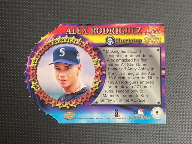 Pacific★Alex Rodriguez★ALL-STAR DIE-CUTS #8_画像2