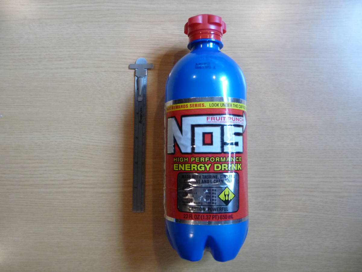 NOS　エナジードリンク　赤色コック　ニトロ　ナイトロ NX タンク　ボトル　ボンベ型　激レア品　水筒　スナップオン　ワイルドスピード　_画像1