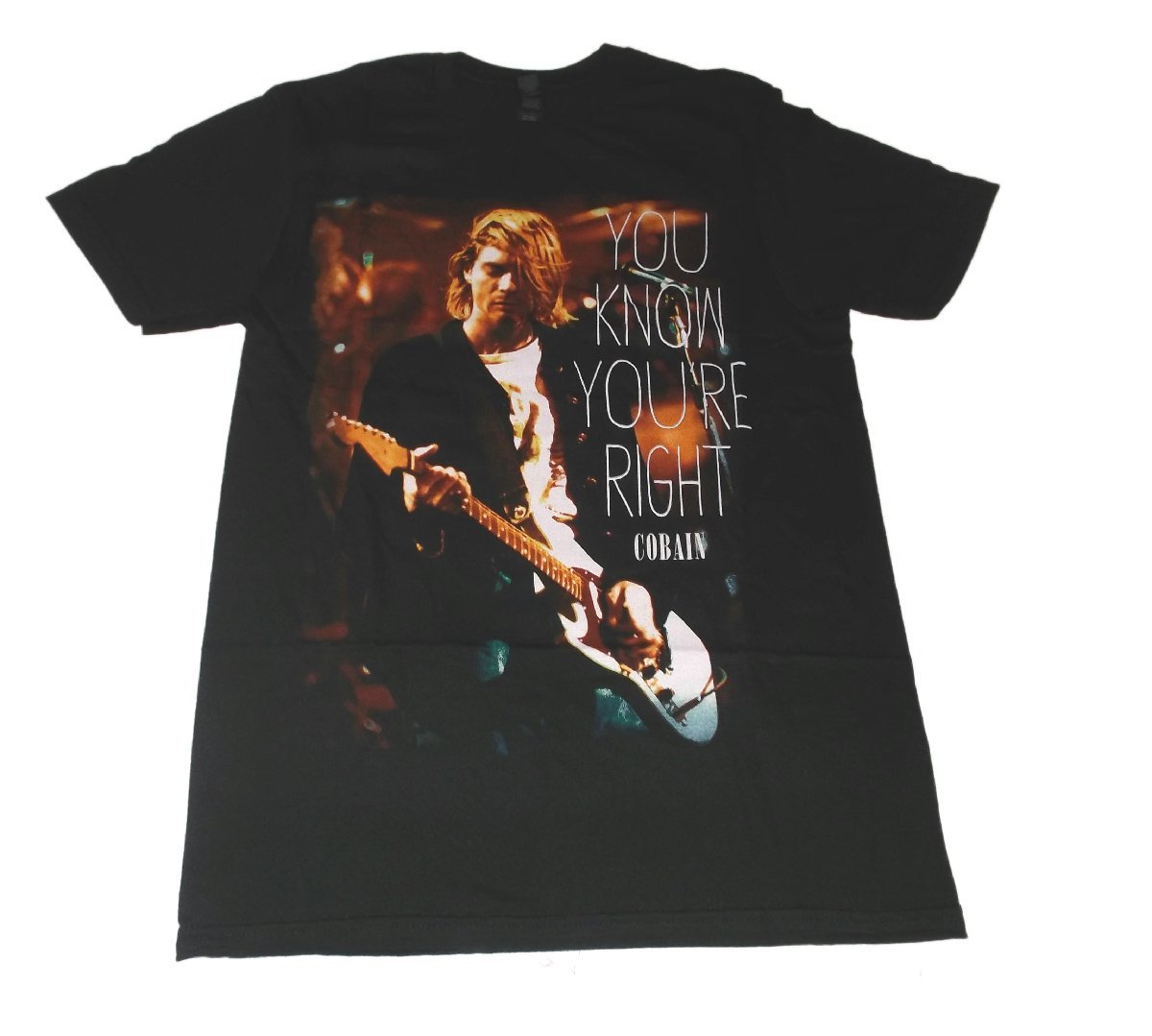 ★カート コバーン Tシャツ Kurt Cobain You Know You're Right - S (UK) 正規品 NIRVANA ロックTシャツ ニルヴァーナ_画像3