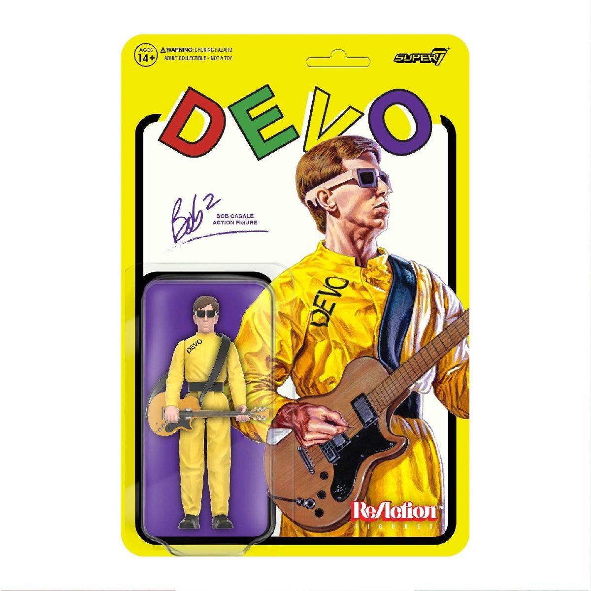 ★ディーヴォ フィギュア DEVO ReAction Figure Wave 2 Bob 2 (Satisfaction) Super7 正規品 TOY_画像2