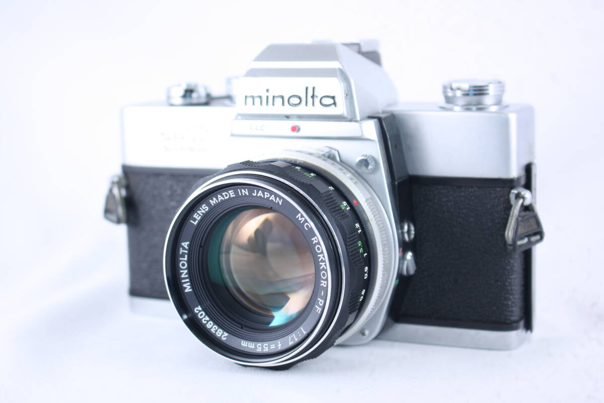 ★極美品★ミノルタ MINOLTA SRT SUPER MC ROKKOR-PF 55mm f1.7 ★露出計・シャッター全速OK★#F214_画像1