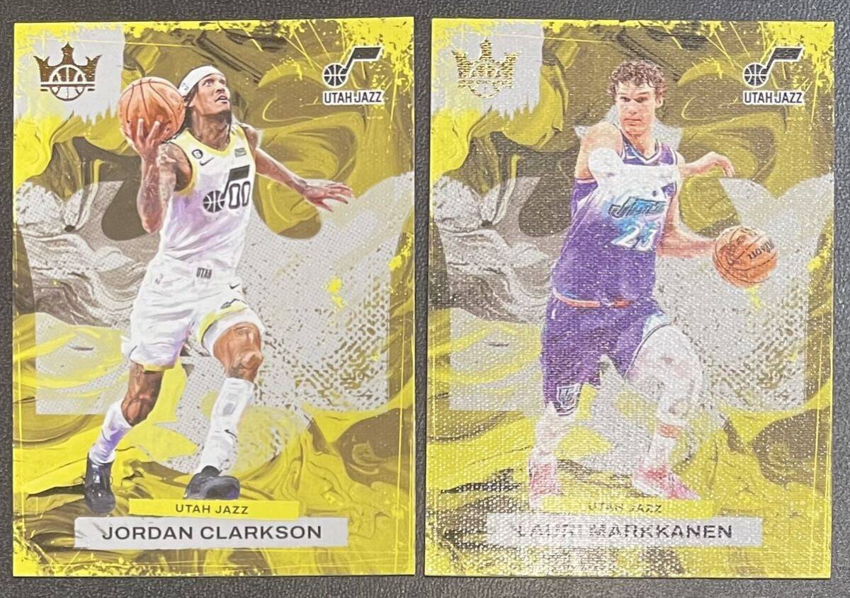 Jordan Clarkson / Lauri Markkanen 2023-24 Court Kings Base Utah Jazz Panini NBA_画像1