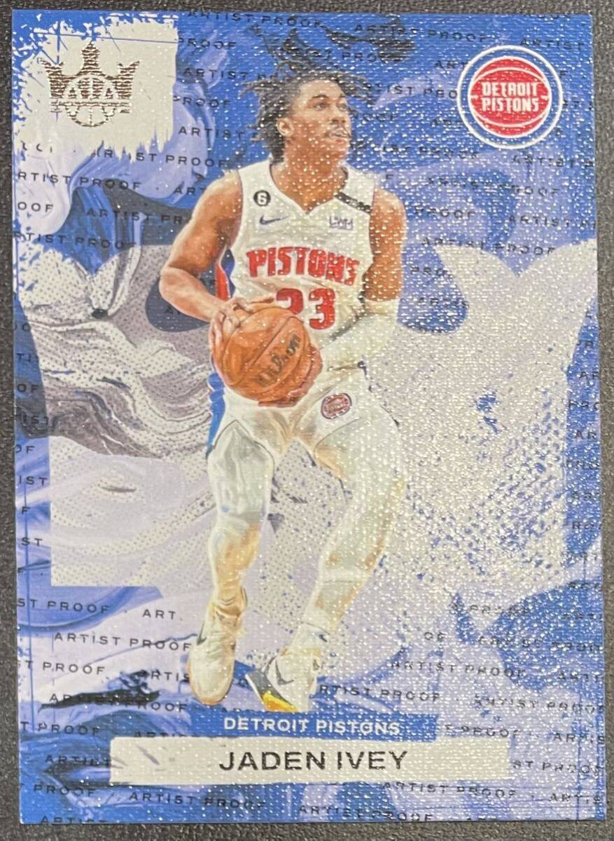 Jaden Ivey 2023-24 Court Kings Artist Proof SP Parallel Pistons ピストンズ Panini NBA_画像1