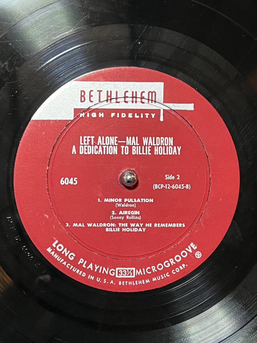 【オリジナル/美品】『 Left Alone 』Mal Waldron Jackie McLean マル・ウォルドロン ジャッキー・マクリーンの画像8