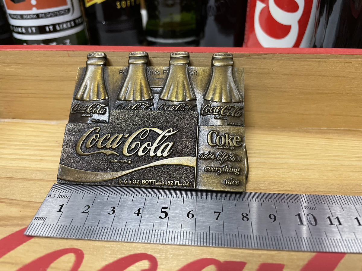 ★Coca-Cola Coke コカコーラグッズ ビンテージ雑貨 ベルトバックル_画像1