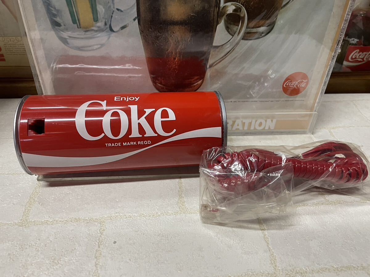 ★Coca-Cola Coke コカ・コーラグッズ 100thキャンペーン当選品　昭和レトロ　 缶型電話　スペシャルテレホン　箱入り _画像5