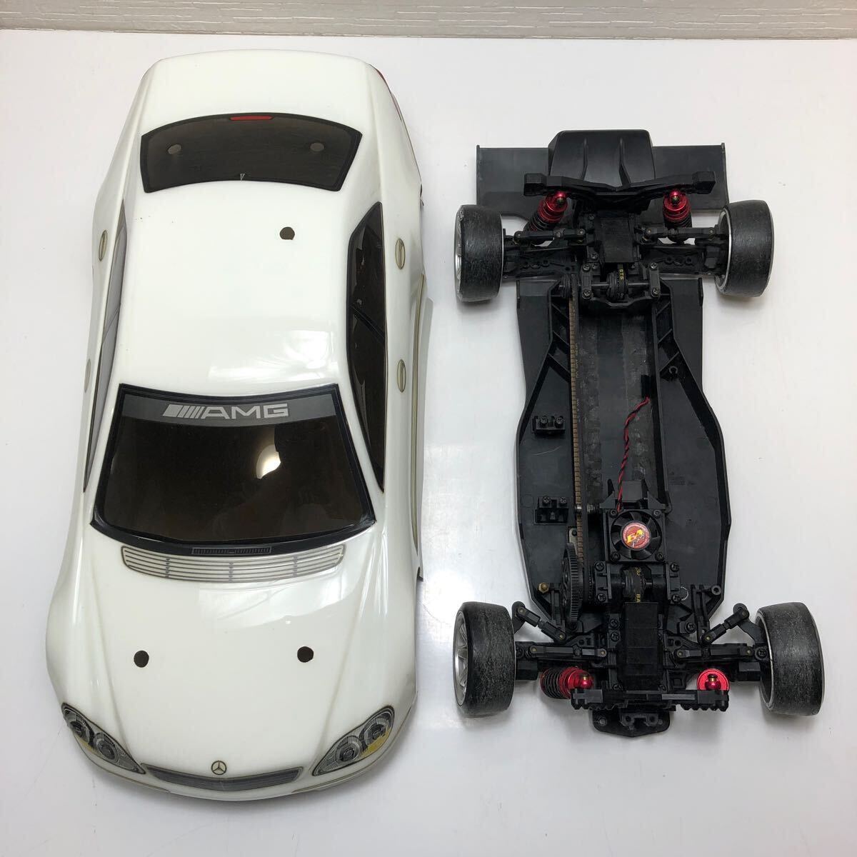 売切！１円スタート！ストリートジャム Street Jam 1/10 電動RC OTA-R31 シャーシ ベンツ AMG S55 ボディ ドリフト ラジコンの画像8