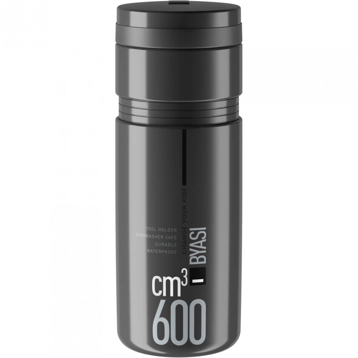 Elite Byasi 2.0 Bottle Box for Tools 600ml dark grey(エリート ビアーシ) 600ml ダークグレー 収納ツール ボトル ストレージ 新品_画像1
