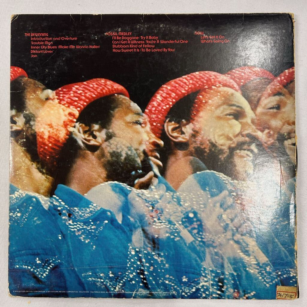 Marvin Gaye Live ! LP (1974 Oakland LIVE / 「Let's Get It On」、「What's Going On」収録_画像2