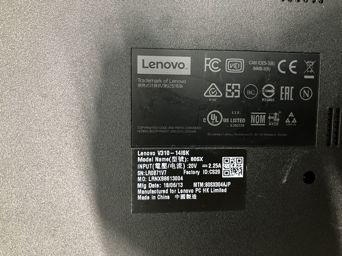 Corei3 れのLenovo ノートPC V310 thinkpadの画像6