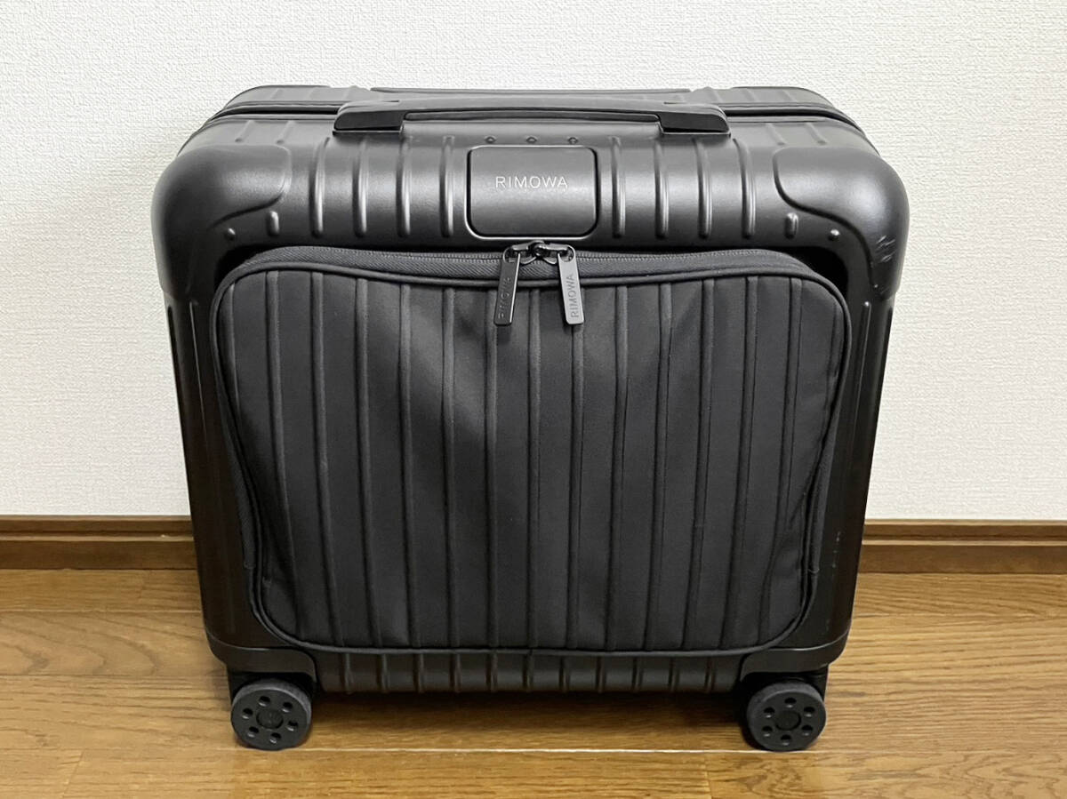 RIMOWA ESSENTIAL SLEEVE Compact リモワ エッセンシャル スリーブ コンパクト 31L 4輪 スーツケース/salsa サルサ ビジネストローリー_画像1