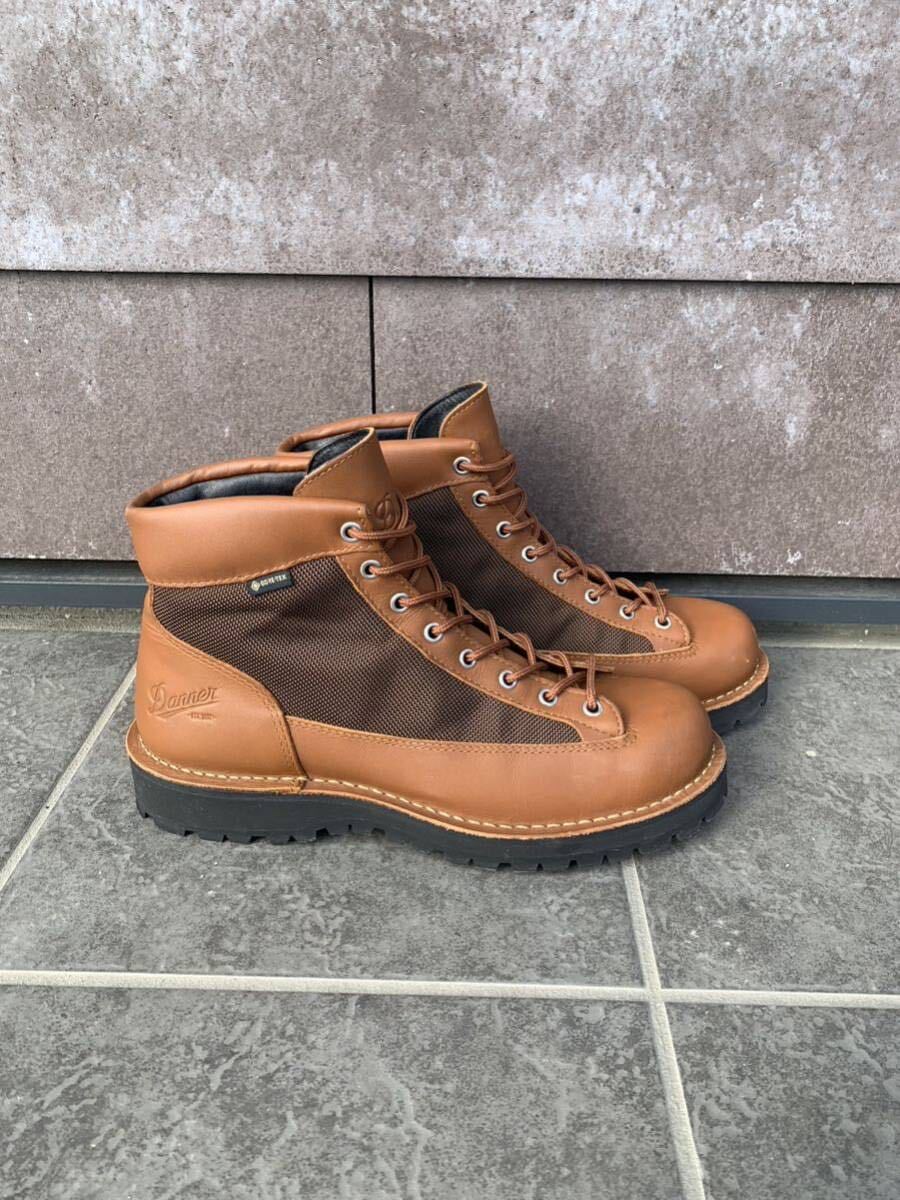 【美品】ダナー ダナーフィールド TAN/D.BROWN US8.5 26.5cm D121003 Danner ゴアテックス GORE-TEX アウトドア キャンプ dannerfield _画像4