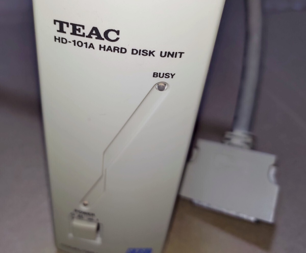 100MB SCSI HDD ハードディスク HD-101A TEAC PC-98など_画像1