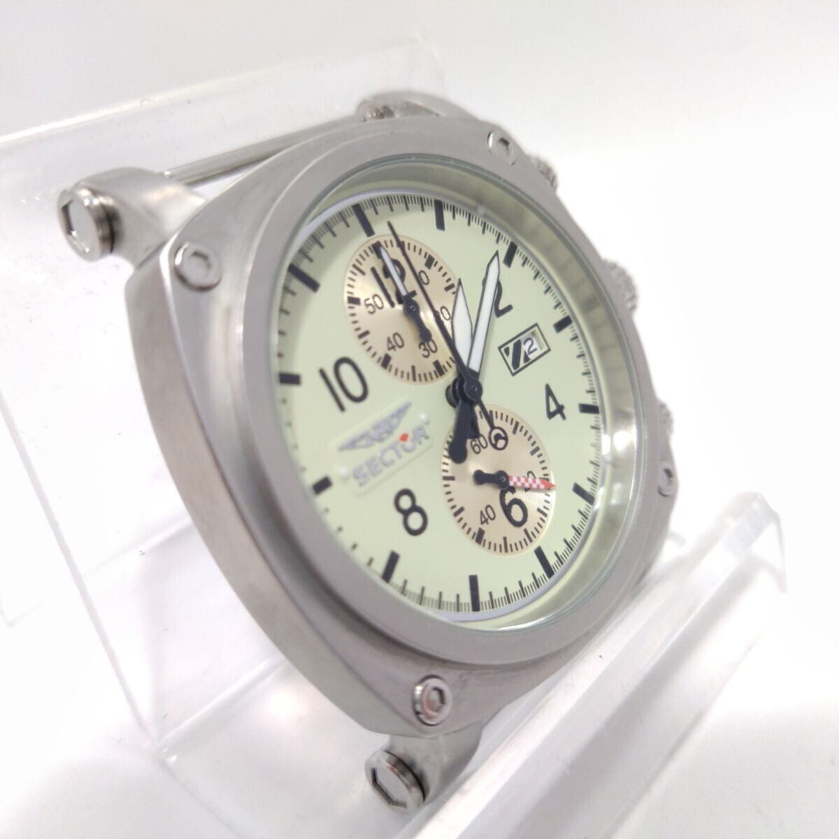 SECTOR COMPASS CHRONO QUARTS／3251907145／セクターコンパス クロノ クォーツ 稼働中_画像2