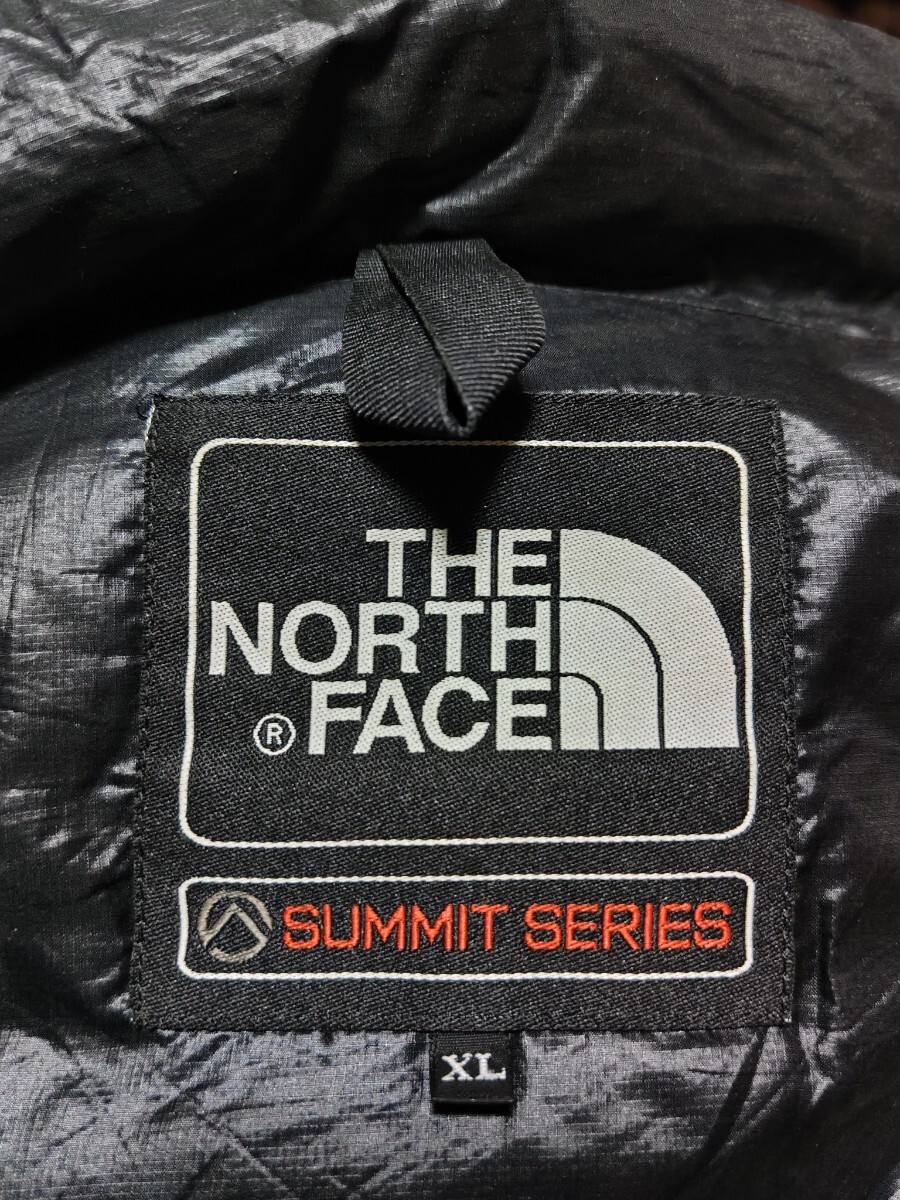 THE NORTH FACE ノースフェイス SUMMIT SERIES サミットシリーズ アコンカグア ND18200 黒 XL 美品 ダウンジャケット ブラックの画像8
