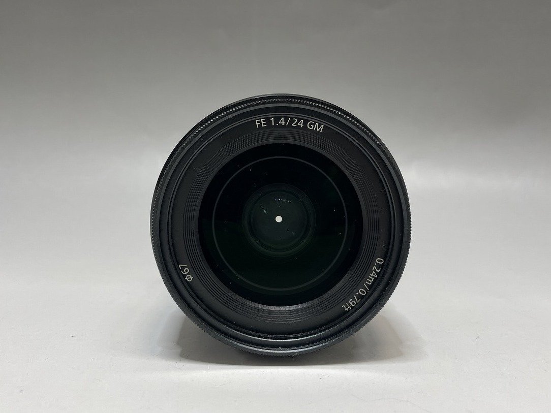  as good as new SONY Sony FE 1.4/24 GM 0.24m/0.79ft wide-angle single burnt point lens E mount lens with a hood .ALC-SH154 Fukui prefecture pawnshop. quality seven C
