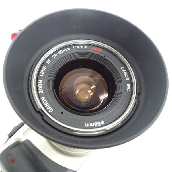 tyot 1191-2 103 Canon EOS Kiss 3 キャノンEF-28-90mm 1:4.5-5.6 USM φ58mm レンズ付き デジタル一眼レフ カメラ 本体 動作未確認 現状品_画像8