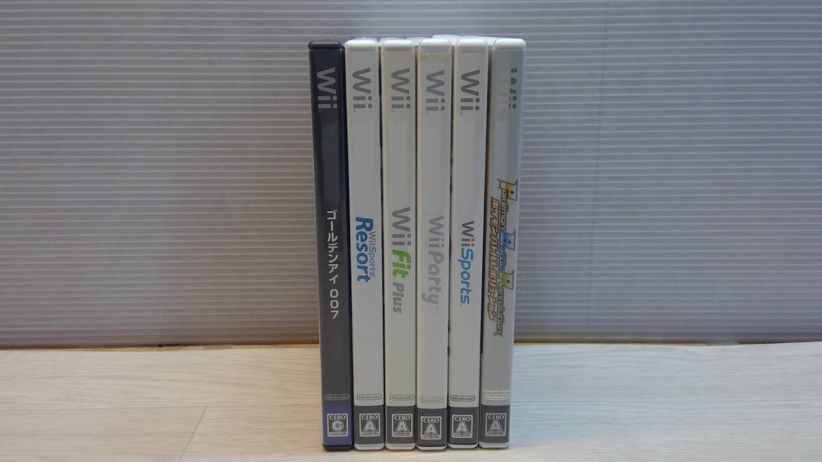 [C5035-39] ゲームソフト Nintendo Wii 6枚 ゴールデンアイ007 ポケモンバトルレボリューション その他 0308の画像4