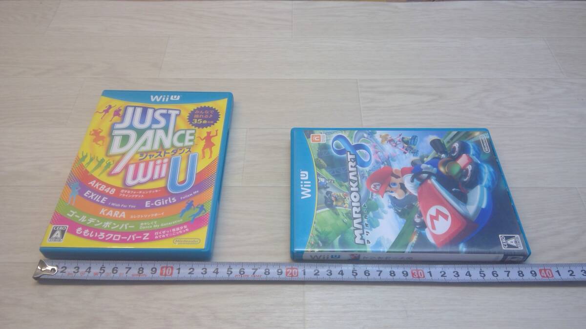 ［C5041-36］ゲームソフト Wii U まとめ売り 4本セット マリオカート8、ジャストダンス Wii U 他 0308の画像8