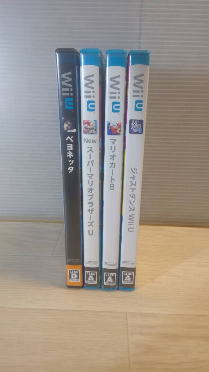 ［C5041-36］ゲームソフト Wii U まとめ売り 4本セット マリオカート8、ジャストダンス Wii U 他 0308の画像1
