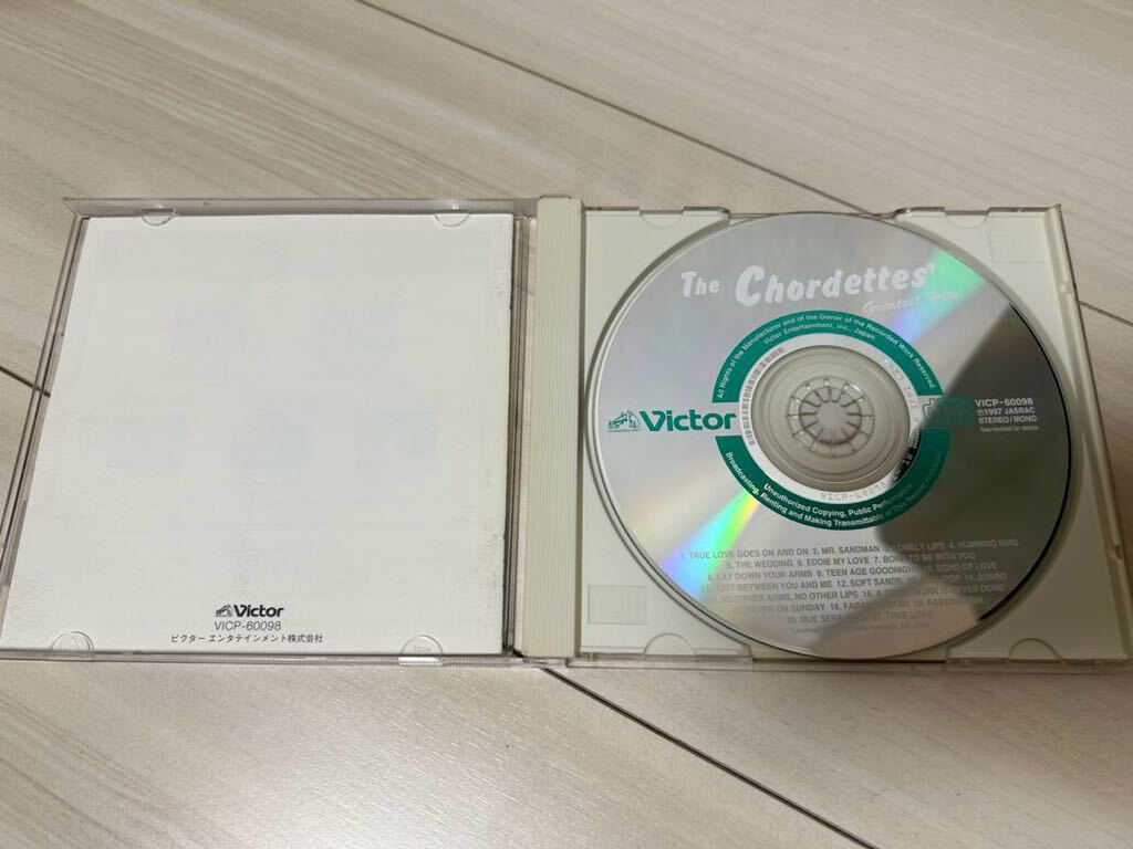 コーデッツ　The Chordettes グレイテスト・ヒッツ　CD アルバム　洋楽　ミスターサンドマン　ロリポップ　バックトゥーザフューチャー_画像3
