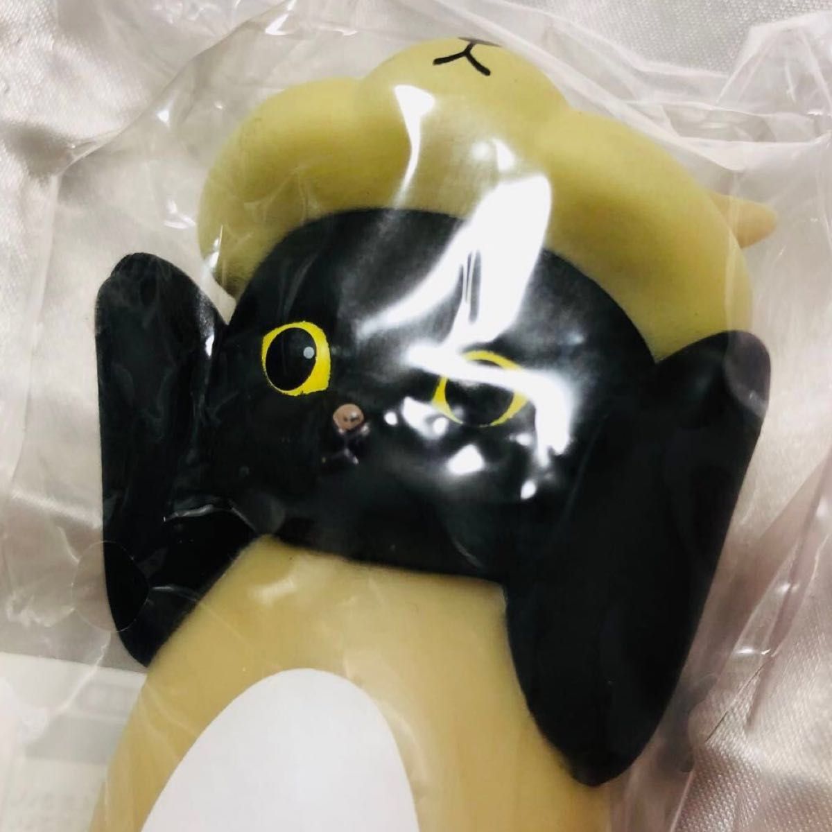 mofusand 着ぐるみにゃん ソフビ モフサンド フィギュア イヌ レッサーパンダ 黒猫 フクヤ プライズ 2点セット