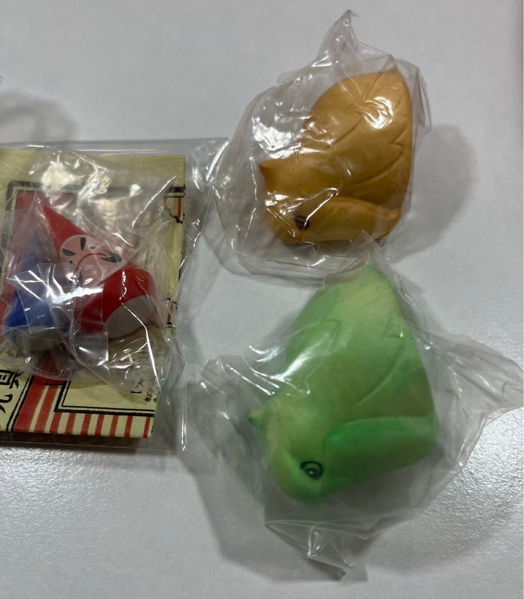 ハシビロコウまんじゅう　日本全国まめ郷土玩具蒐集　ガチャ　セット