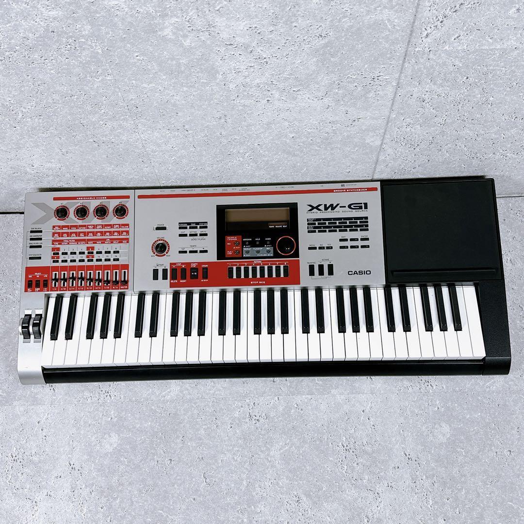  rare Casio synthesizer keyboard XW-G1 61 keyboard CASIO GROOVE soft case attaching band composition arrangement arrange 