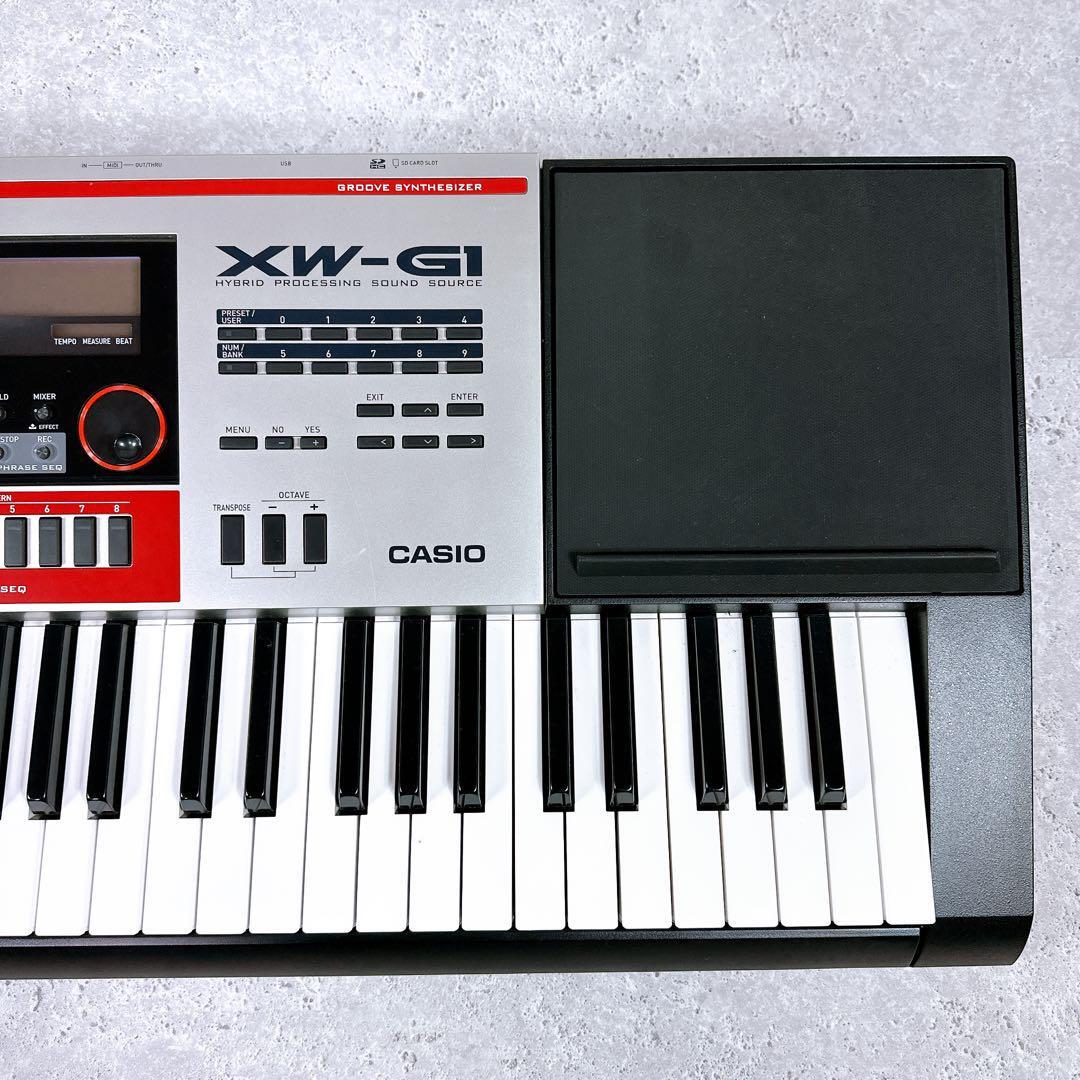  rare Casio synthesizer keyboard XW-G1 61 keyboard CASIO GROOVE soft case attaching band composition arrangement arrange 