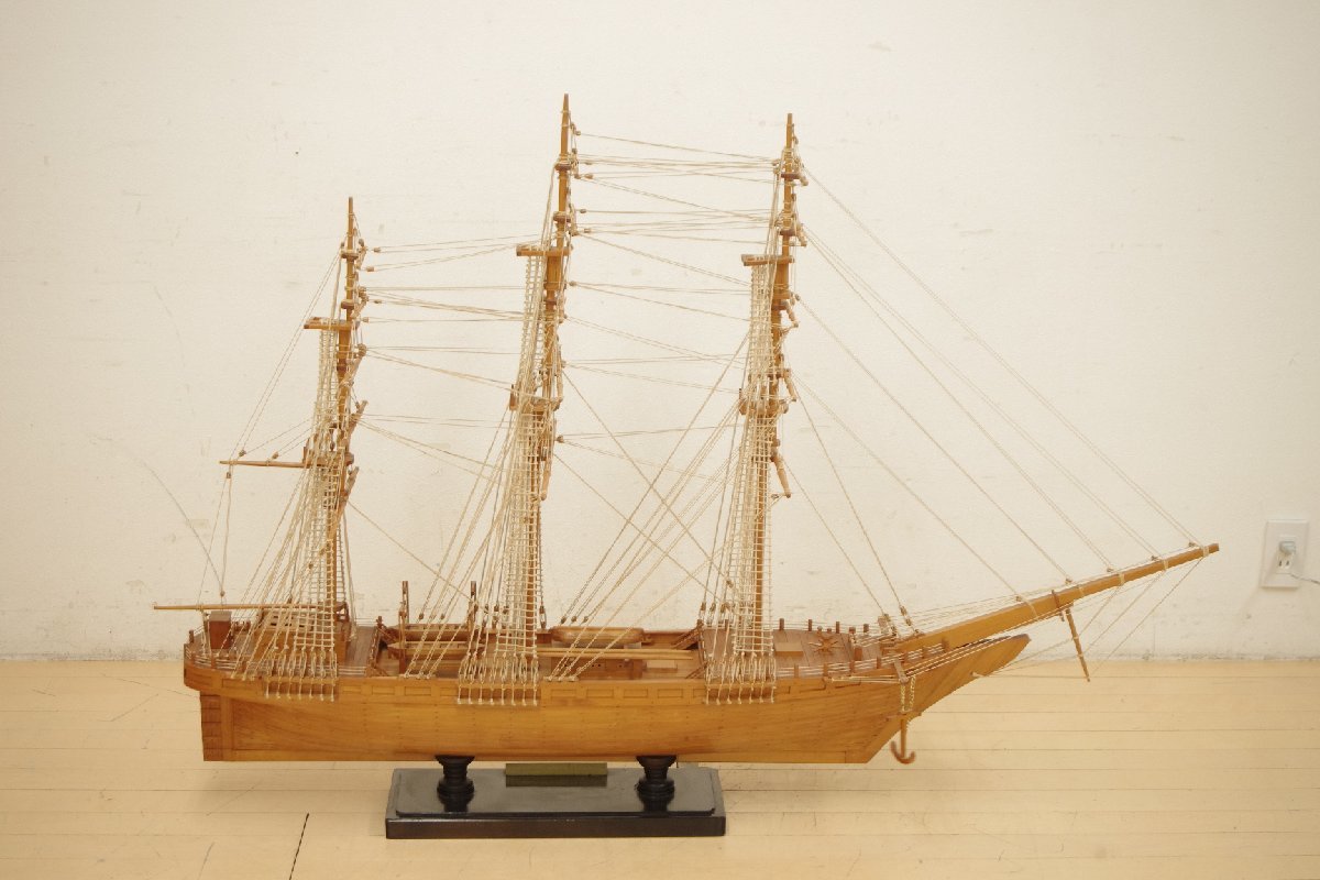  sailing boat model ka tea sa-k number THE CATTYSARK1865 model sip wooden . less total length 154cm approximately 1/60 scale large final product decoration pcs * direct pickup limitation *