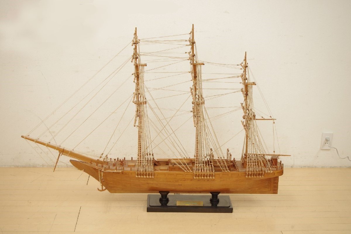  sailing boat model ka tea sa-k number THE CATTYSARK1865 model sip wooden . less total length 154cm approximately 1/60 scale large final product decoration pcs * direct pickup limitation *