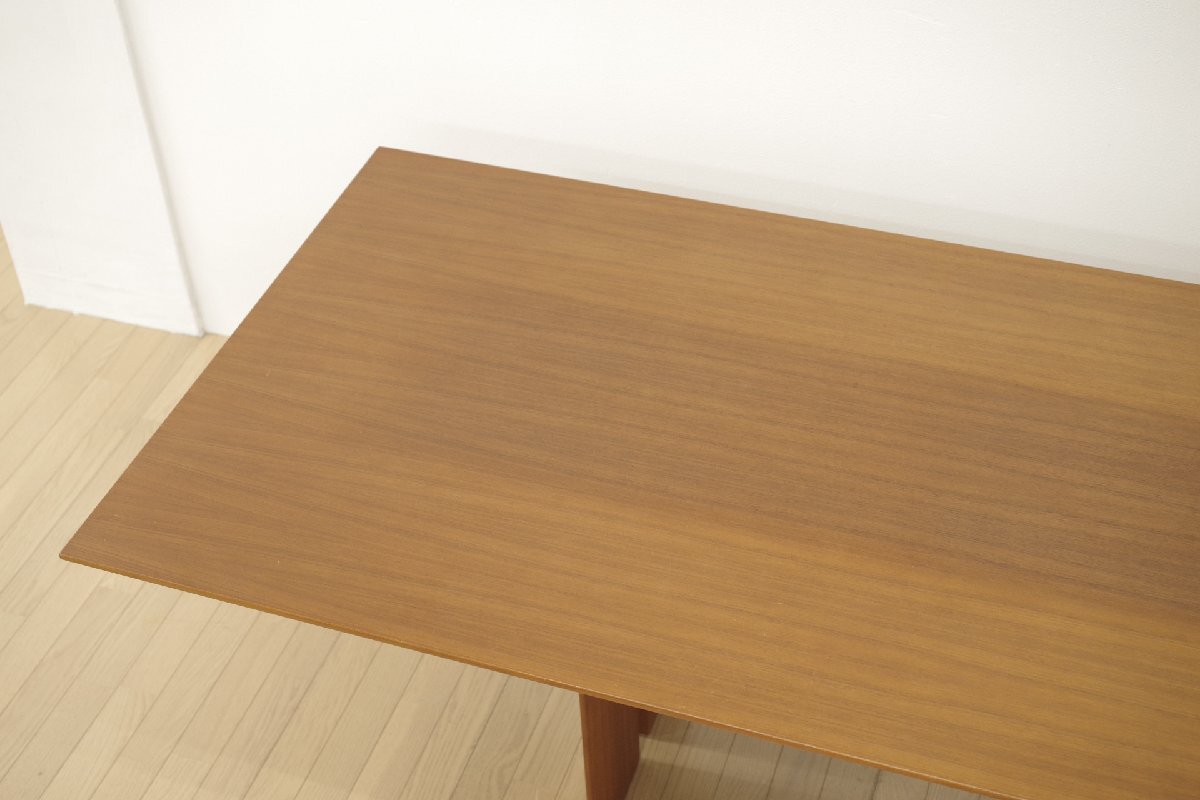 モデルハウス展示品 arflex アルフレックス タボロナーベ ダイニングテーブル ウォールナット 240cm×90cm 食卓机 モダンの画像4