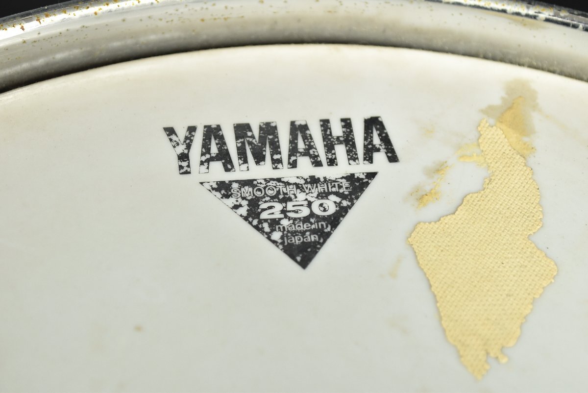 ▼Nikkan Drums ニッカン ドラム スネアドラム ■現状渡 YAMAHA スムースホワイト 250 マーチングドラム 打楽器 楽器 ドラムの画像5