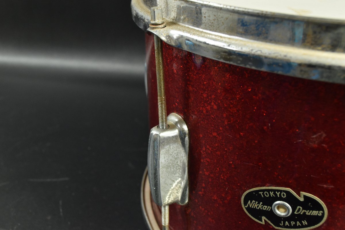▼Nikkan Drums ニッカン ドラム スネアドラム ■現状渡 YAMAHA スムースホワイト 250 マーチングドラム 打楽器 楽器 ドラムの画像9