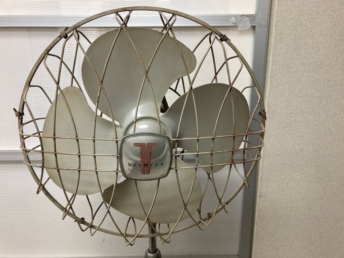 ※直接引き取り限定 東大阪市※ TOSHIBA 東芝 レトロ 扇風機 FAN-DIA アンティーク 大型扇風機 4803180091の画像2