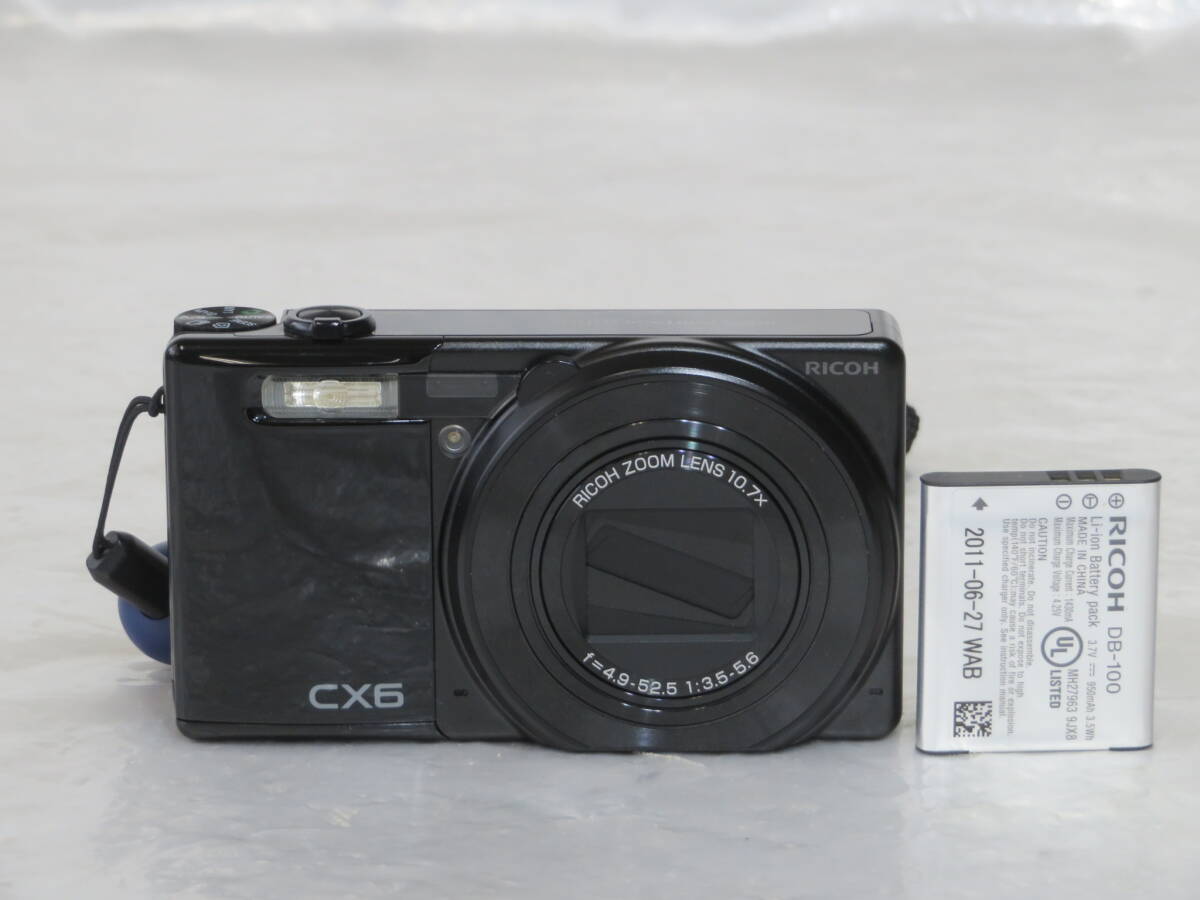 【カメラ】　リコー RICOH　CX6　コンパクト デジタル カメラ　デジカメ　現状品_画像1