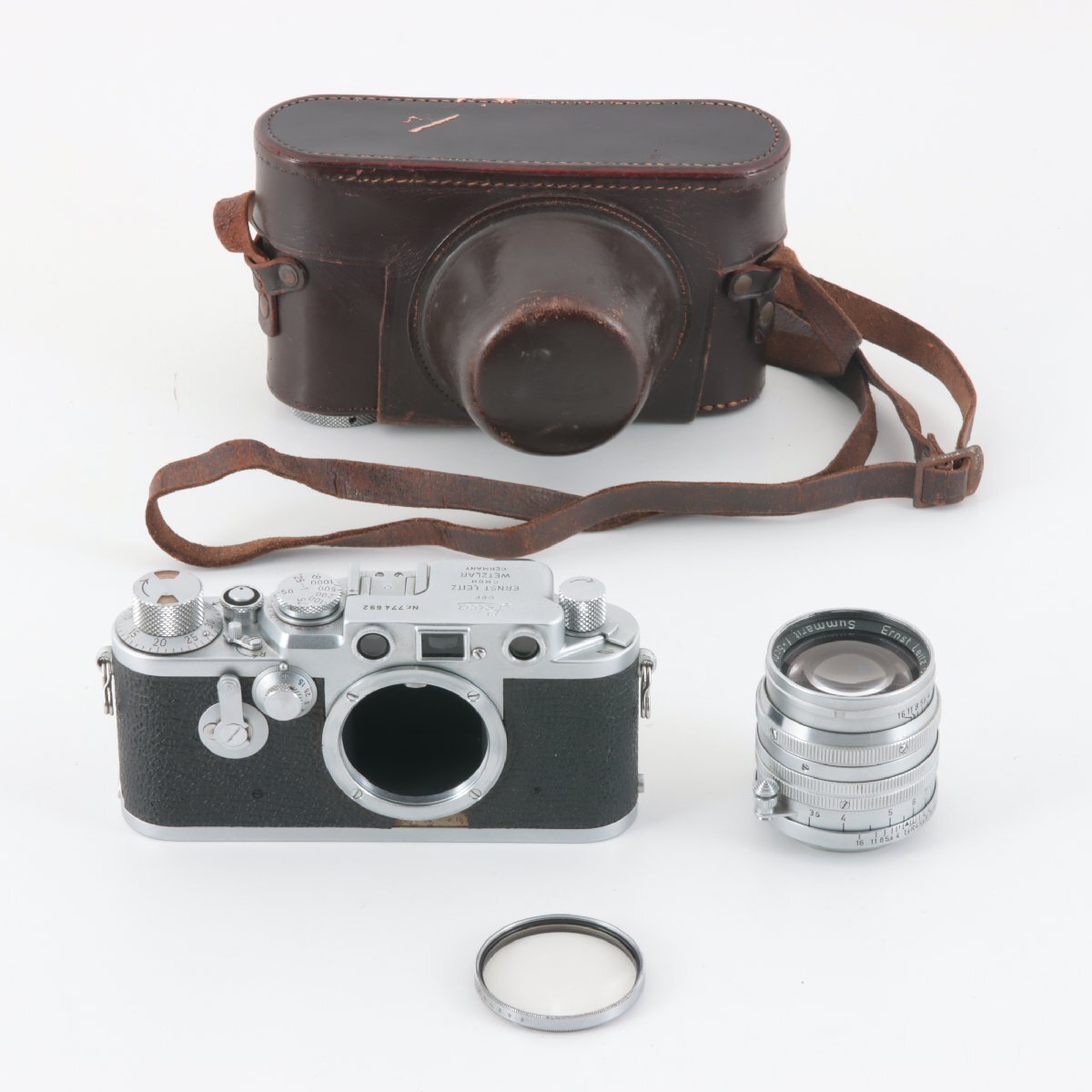 1円～ Leica ライカ レンジファインダー DBP ERNST LEITZ GMBH WETZLAR　/　Summarit 5cm 1:1.5　【動作未確認品】_画像10