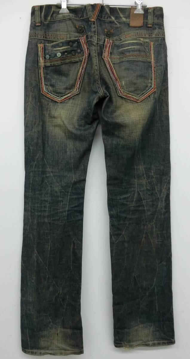 REDPEPPER red pepper lady's Denim pants size 29 design embroidery is ikatto Y-195